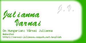 julianna varnai business card
